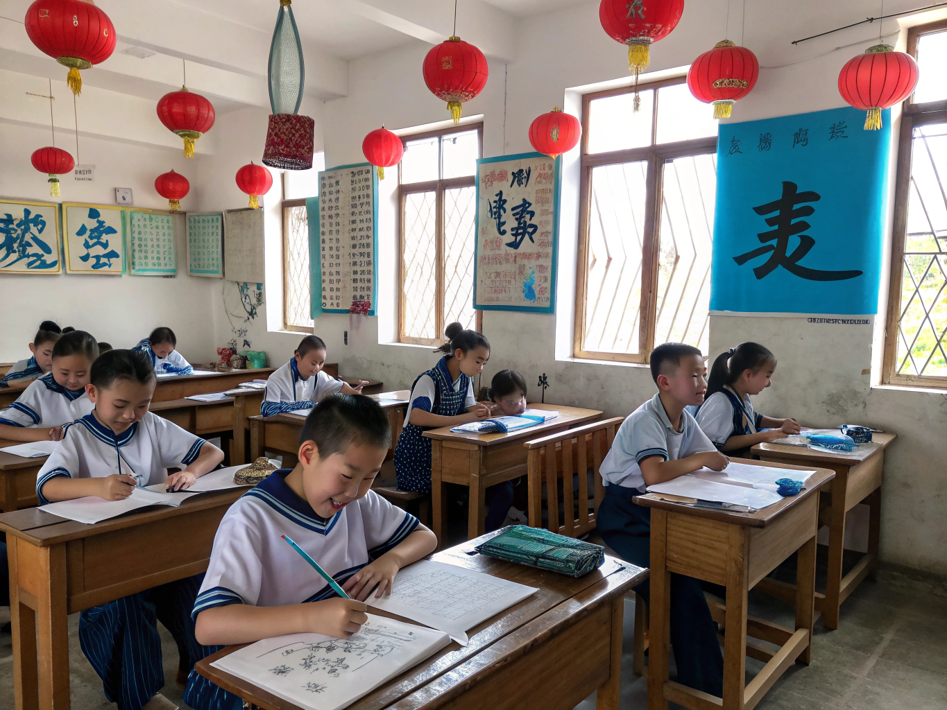 中外历史纲要上册中国通史学习研读场景
